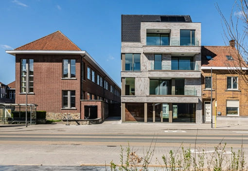Sensu Projects handelspand appartementen Avelgem Eribo Waregem aannemer bouw