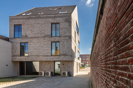 Sensu Projects handelspand appartementen Avelgem Eribo Waregem aannemer bouw