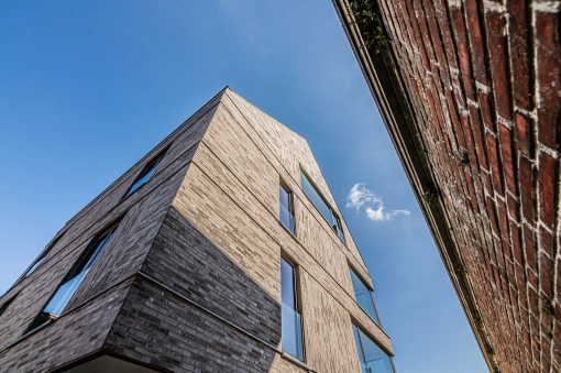 Sensu Projects handelspand appartementen Avelgem Eribo Waregem aannemer bouw
